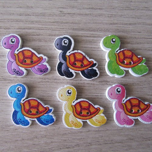 Boutons tortues