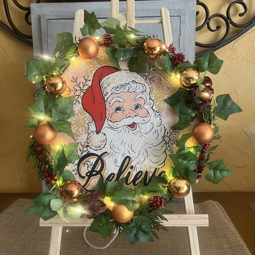 Pancarte de porte " père noël " à accrocher