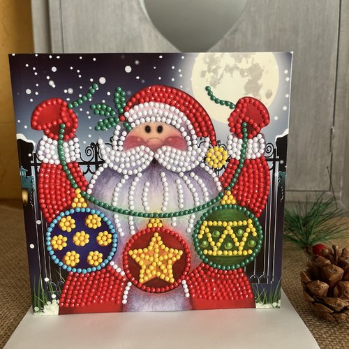 Carte postale " père noël " et son enveloppe