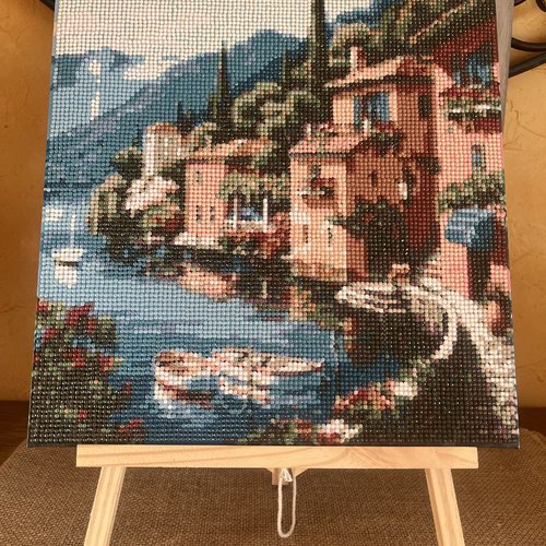 Tableau "village de toscane"