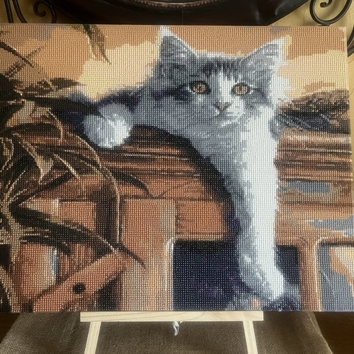 Tableau " lascivité du chat "