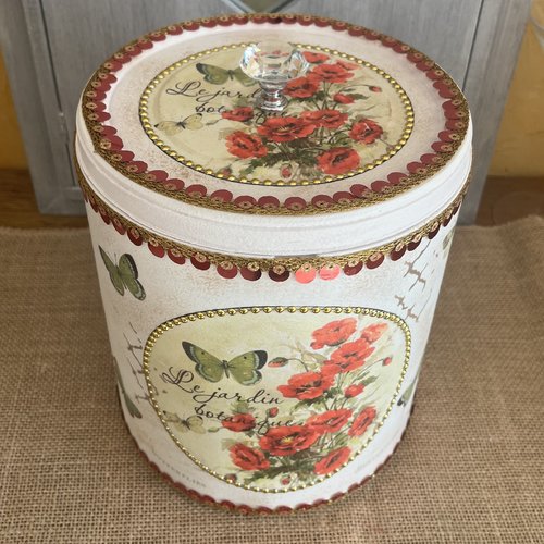 Boîte " les coquelicots "