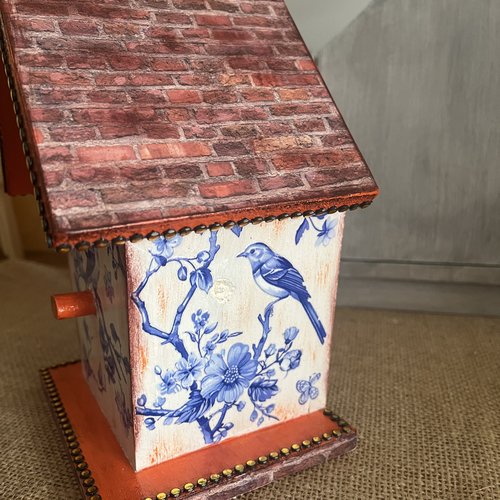 Vendu-nichoir à oiseaux vintage