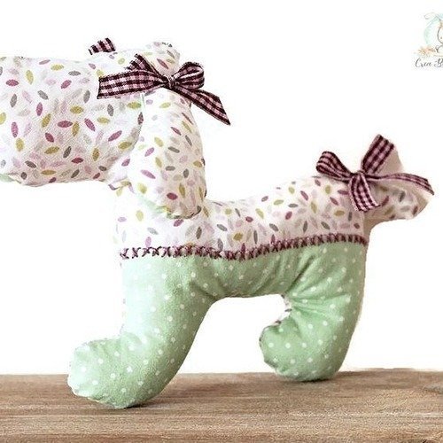 Chien Coussin Tissu Deco Chambre Bebe Fait Main Coussin Animaux Cadeau Pas Cher Doudou Chien Un Grand Marche