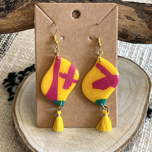 Boucle d'oreille sultane "soleya"