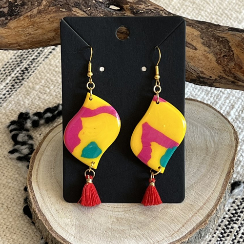 Boucle d'oreille sultane "exotica"