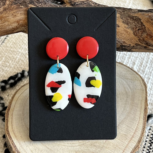 Boucle d'oreille pop "calypso"