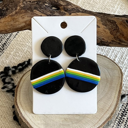 Boucle d'oreille galaxy "dark"