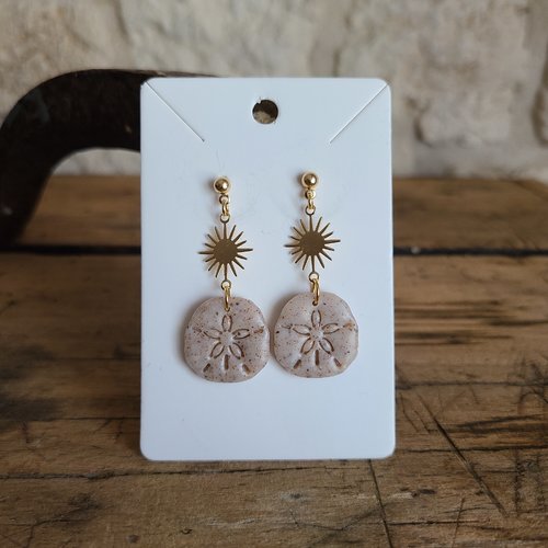 Boucles d' oreille eclats de sable