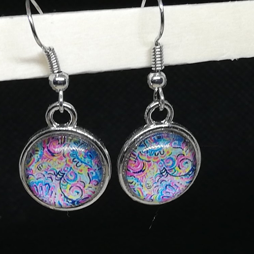 Boucles d'oreilles cabochons