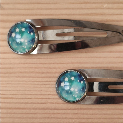 Barrette cabochon pour cheveux