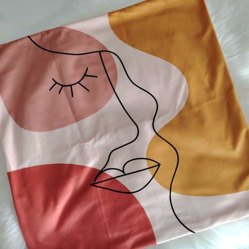 Housse de coussin "art"