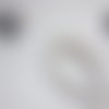 Fils coton ciré blanc 1 mm