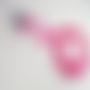 Ruban satin fuchsia 12 mm