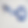 Ruban satin bleu roi 12 mm