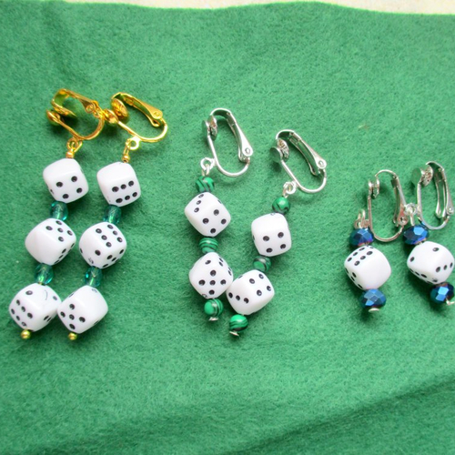 Clips boucles d'oreilles pendantes pour oreilles non percées