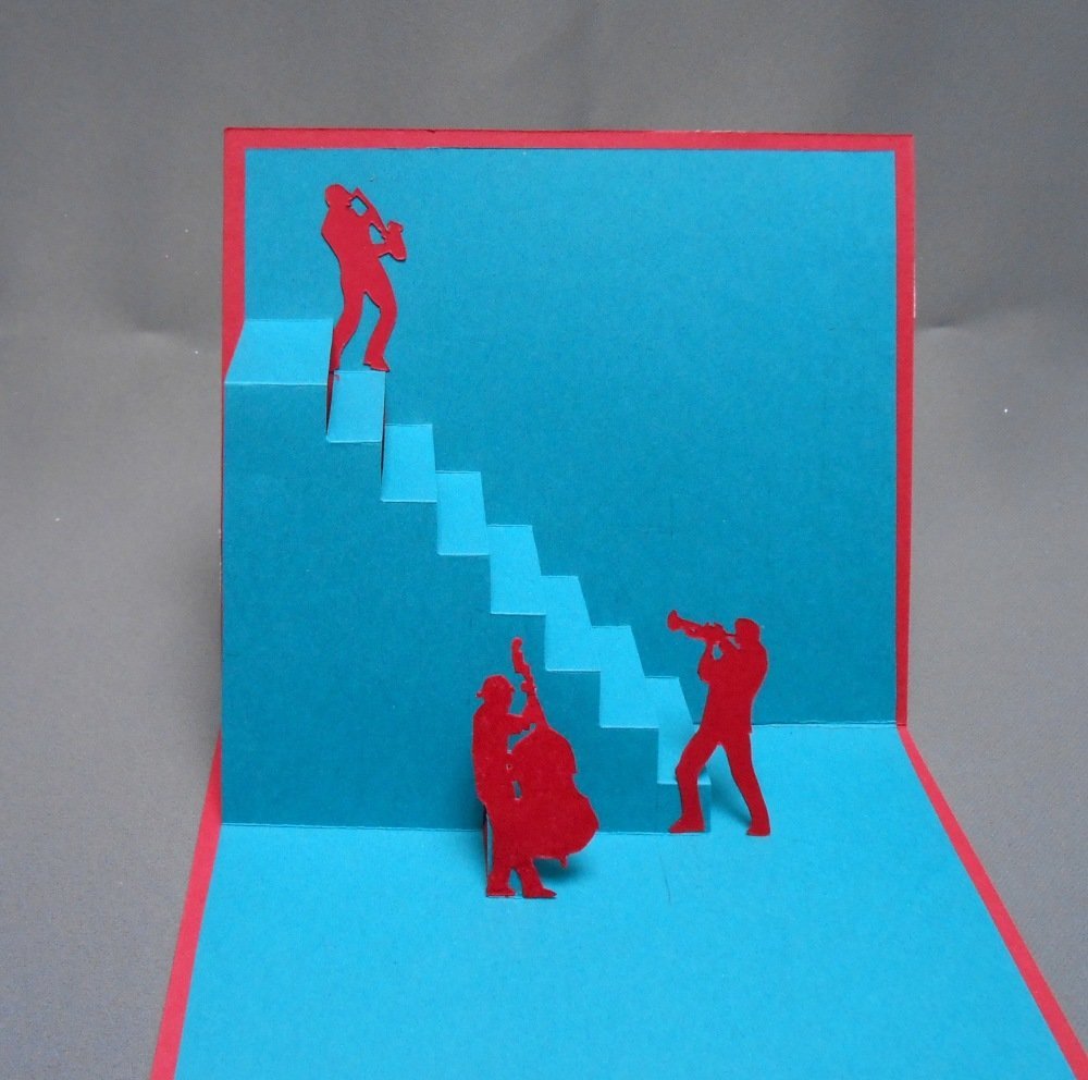 Carte Kirigami Anniversaire Vive Le Jazz Un Grand Marche