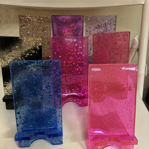 Porte téléphone en résine epoxy