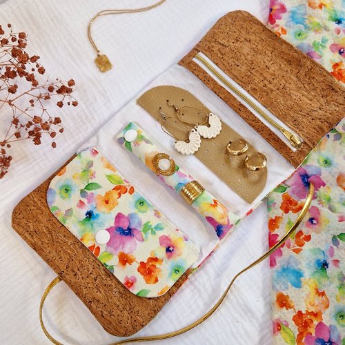 Pochette à bijoux nomade
