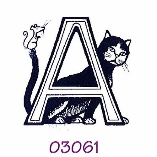 A tampon alphabet décors de chat marque aladine