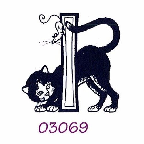 I tampon alphabet décors de chat marque aladine 