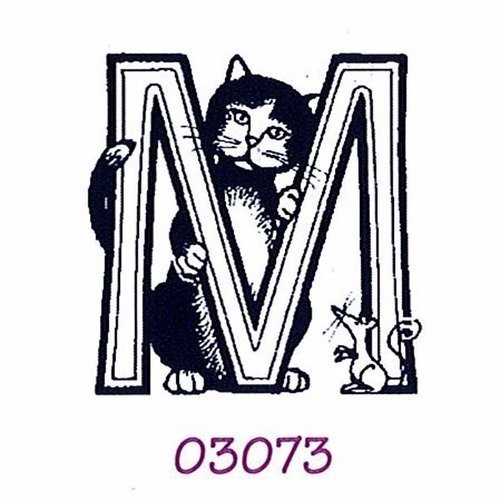M tampon alphabet décors de chat marque aladine 
