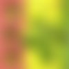 Automne - lot 20 serviettes - noisetier - marronier sur fond rose, jaune, vert