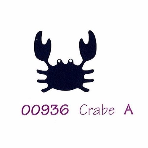 Tampon en bois - crabe - marque aladine 