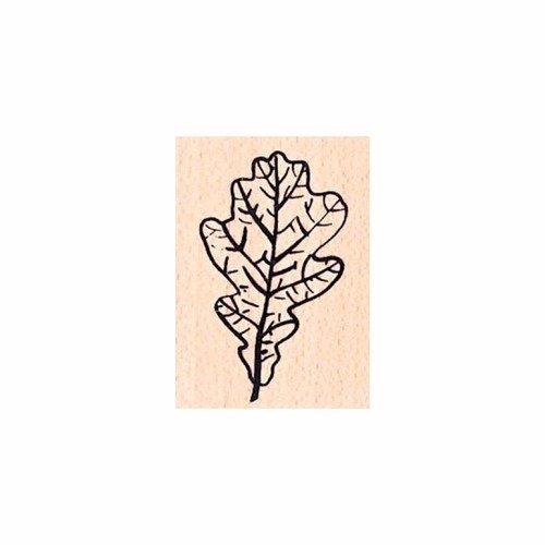 Tampon en bois - feuille de chêne - marque aladine 