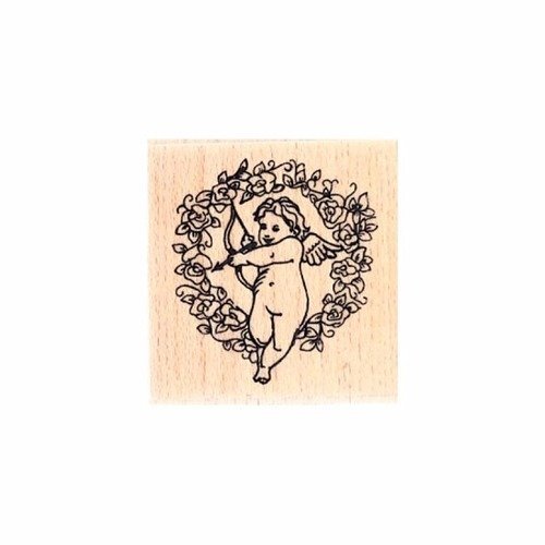 Tampon en bois - petit angelo - marque aladine 