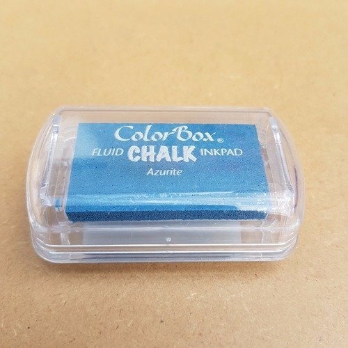 Mini color box encreur chalk - azurite - aladine 