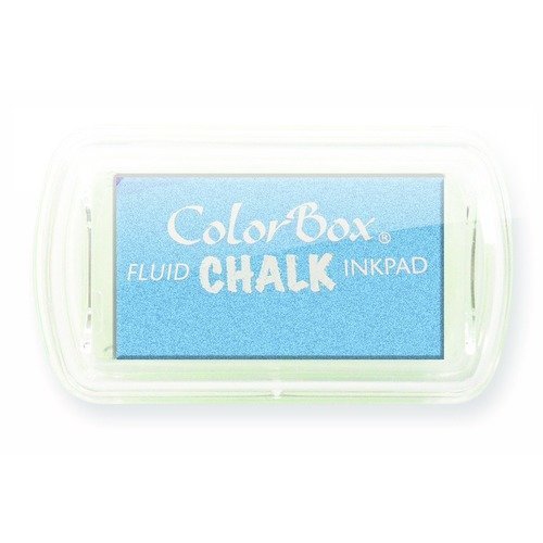 Mini color box encreur chalk - blue lagoon - aladine 
