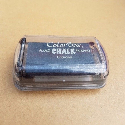 Mini color box encreur chalk - charcoal - aladine 