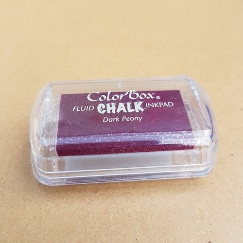 Mini color box encreur chalk - dark peony - aladine 