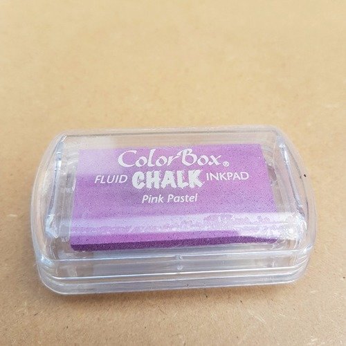 Mini color box encreur chalk - pink pastel - aladine 