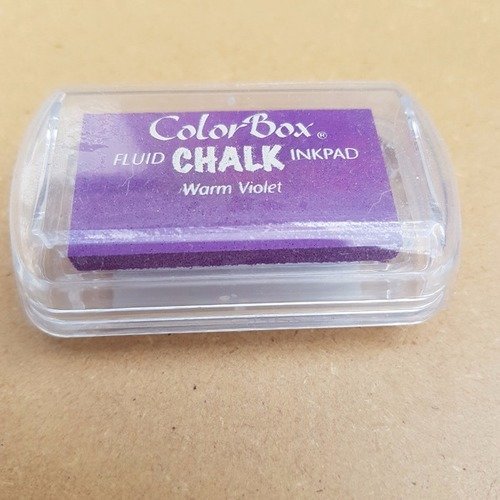 Mini color box encreur chalk - warm violet - aladine 