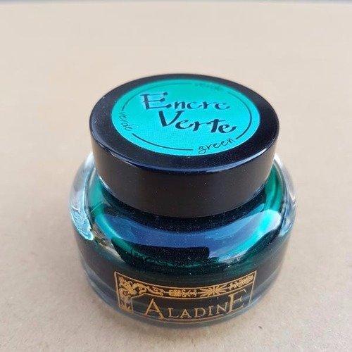 Encre de calligraphie  - 40ml - vert - aladine 