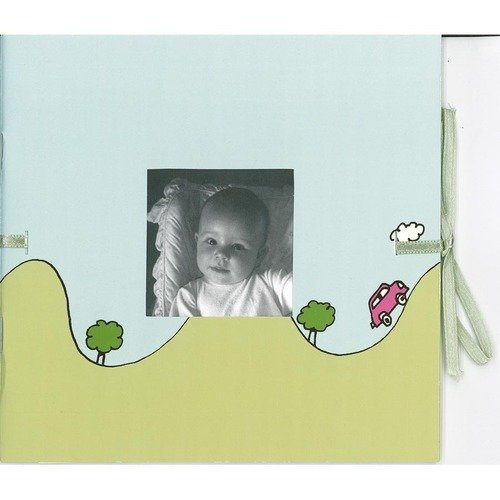 Mini album - naissance paysage + 1 enveloppe