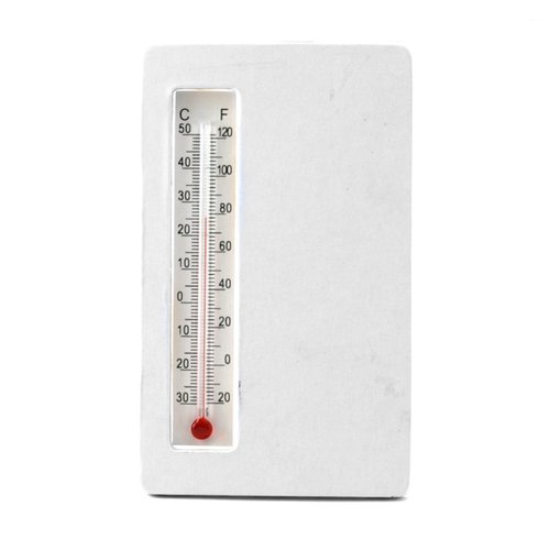 Thermomètre en bois magnétique 10.7x6.5cm