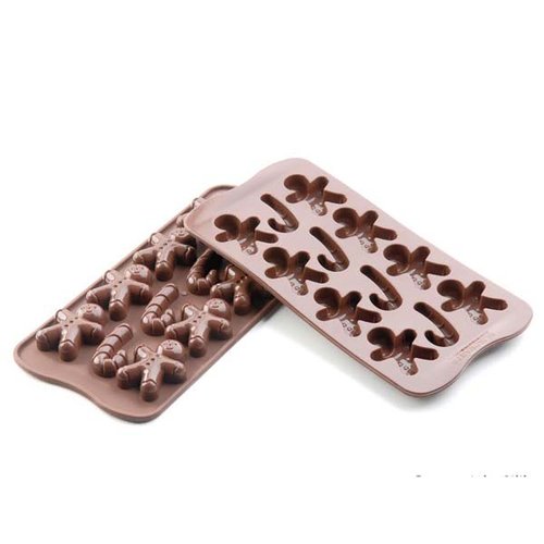 Moule silicone mr ginger 12 décors  43x35xh12mm