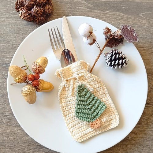 Pochette multifonctions sapin noël