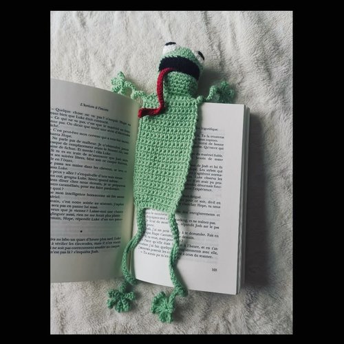 Le marque-page grenouille
