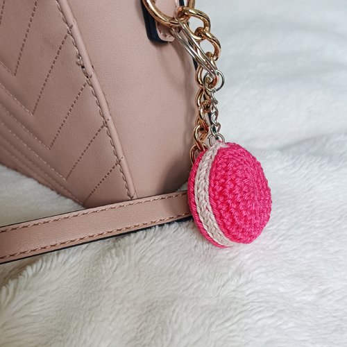 Porte-clé macaron