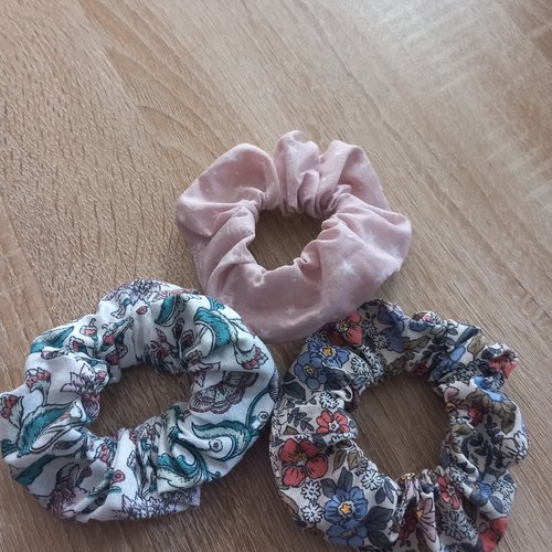 Lot de 3 chouchous fait main