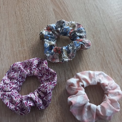 Lot de 3 chouchous fait main