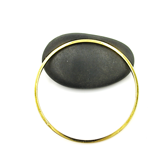 Cercle en acier inoxydable doré 40 mm