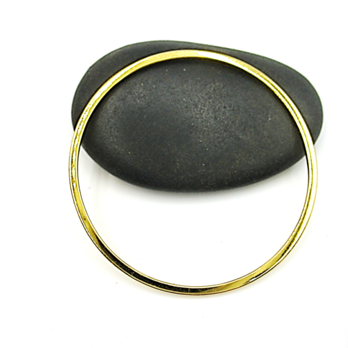 Cercle en acier inoxydable doré 35 mm