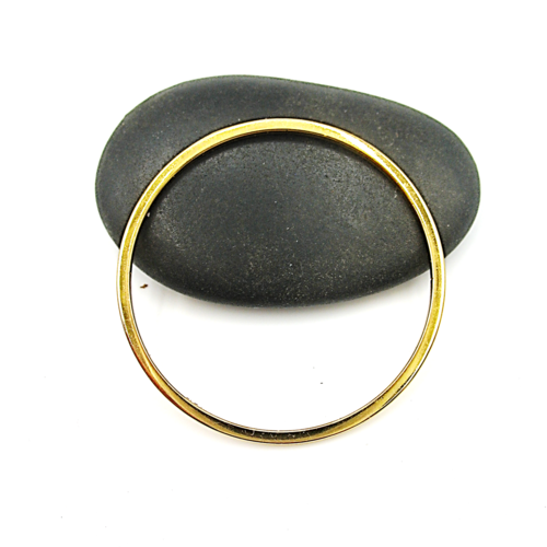 Cercle en acier inoxydable doré 30 mm
