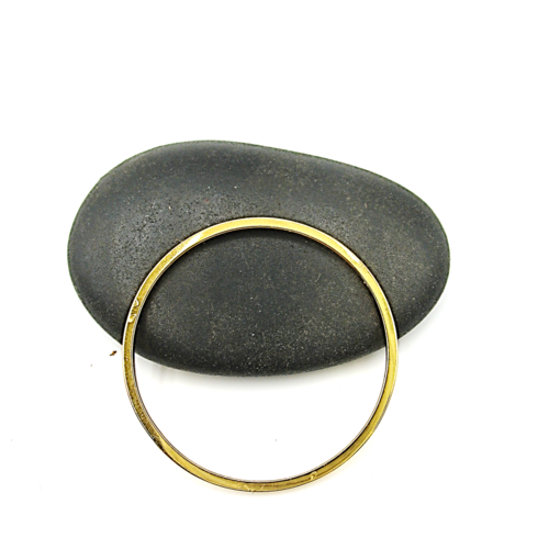 Cercle en acier inoxydable doré  25mm