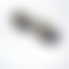 Perles séparatrices rondes argentées 10 mm trou 3 mm